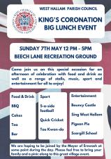 King's Coronation Big Lunch Event - Sunday 7 May 12pm - 5pm